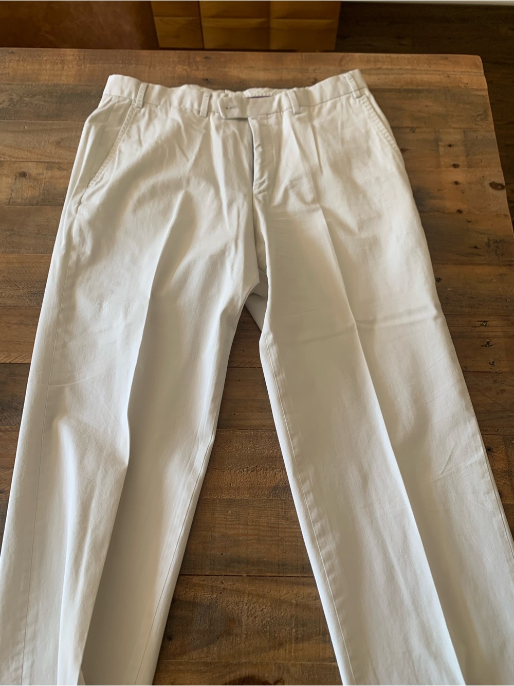 Men's White Chino Golf Pants - Tailored Everyday Comfort